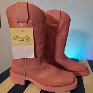 Pink cowgirl boots Girl Youth size 2.5